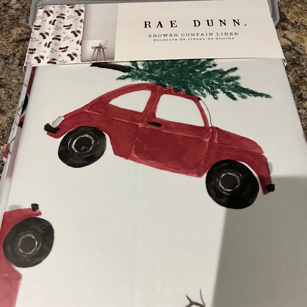 Rae Dunn shower curtain